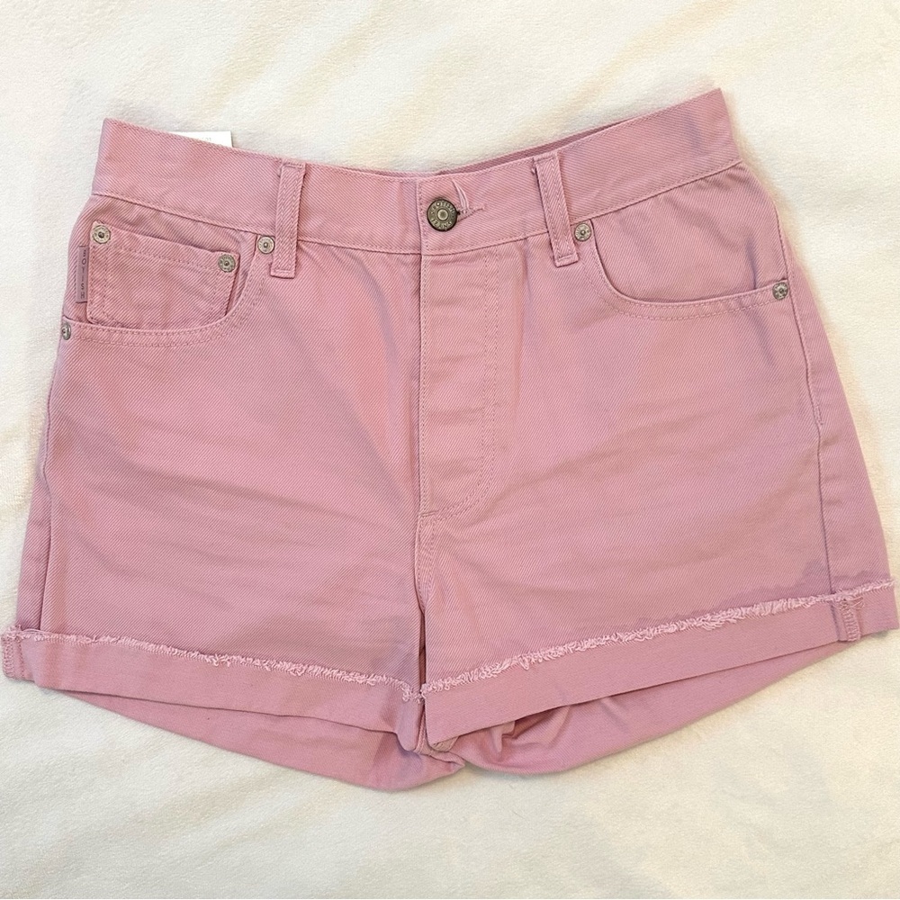 Boyish by Her Cuffed Women’s Short Shorts 26 Lavender Hill Purple Pink Recycled